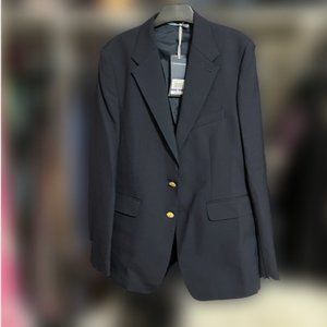 Vineyard Vines Kids' Stretch Navy Wool Blazer, Size 18